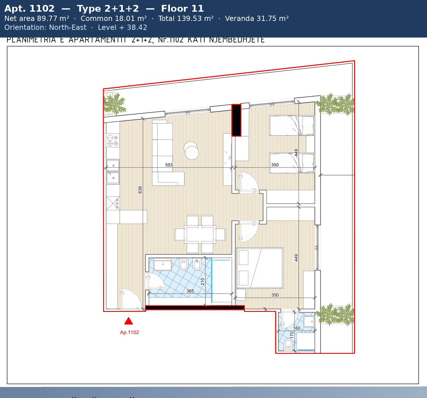 Floor plan A-11-02